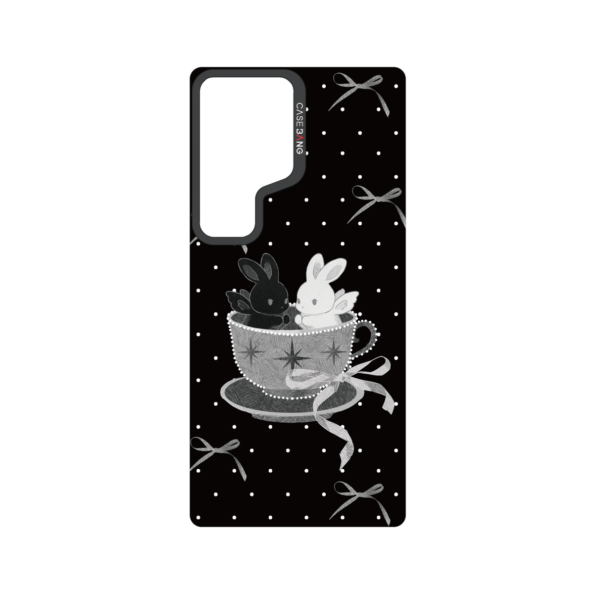 Teacup Twin Bunnies Snap-On Phone Case