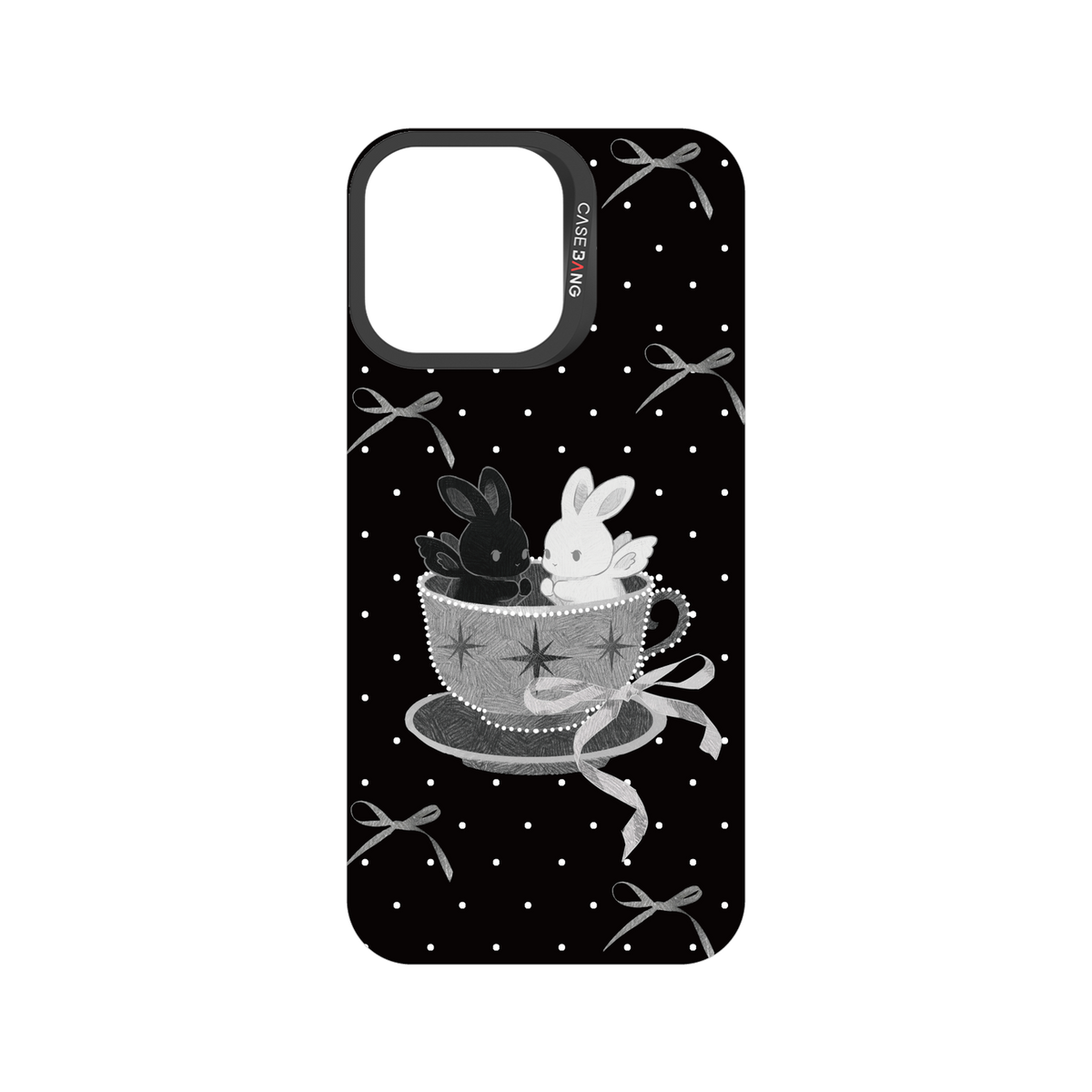 Teacup Twin Bunnies Snap-On Phone Case