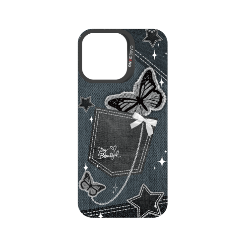 Denim Pocket Snap-On Phone Case