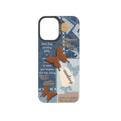 Denim Patchwork Snap-On Phone Case