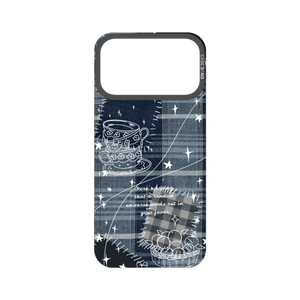 Denim Graffiti Snap-On Phone Case