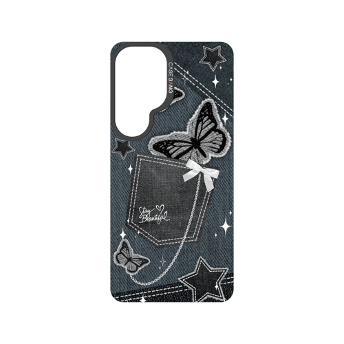 Denim Pocket Snap-On Phone Case