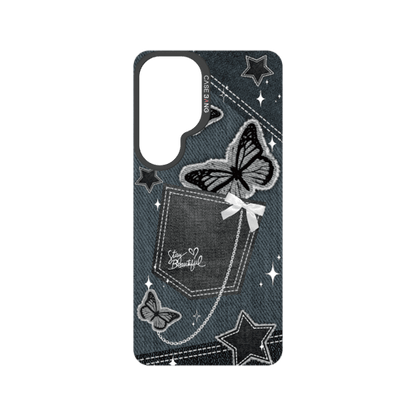 Denim Pocket Snap-On Phone Case