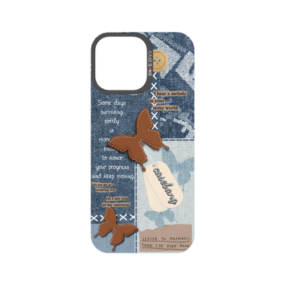 Denim Patchwork Snap-On Phone Case
