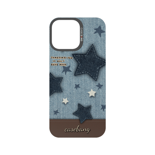 Starry Denim Snap-On Phone Case