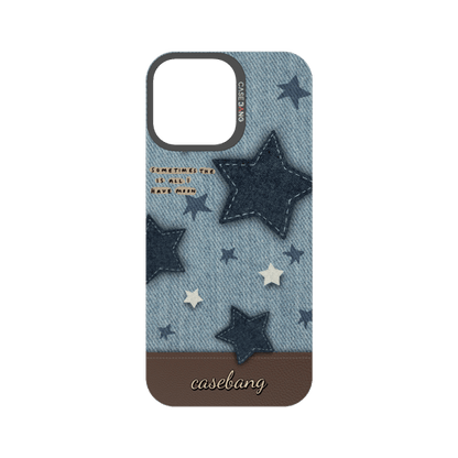 Starry Denim Snap-On Phone Case
