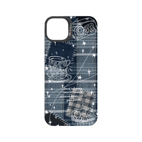 Denim Graffiti Snap-On Phone Case