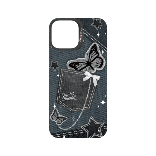 Denim Pocket Snap-On Phone Case