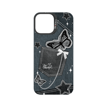 Denim Pocket Snap-On Phone Case