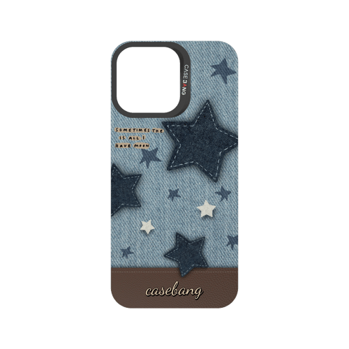 Starry Denim Snap-On Phone Case