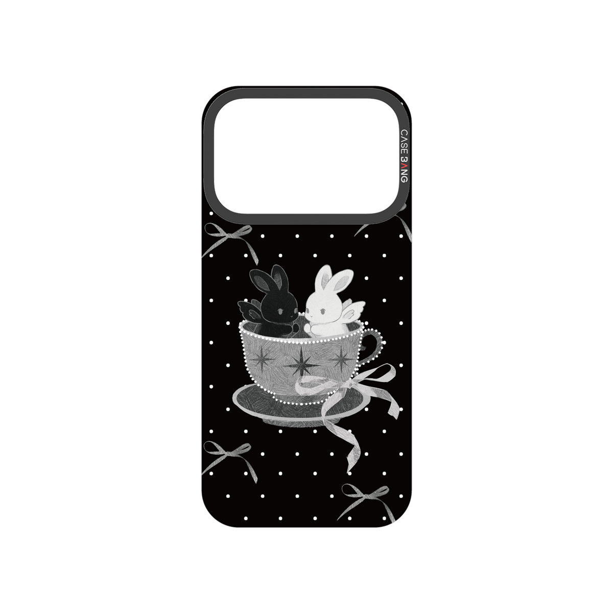 Teacup Twin Bunnies Snap-On Phone Case