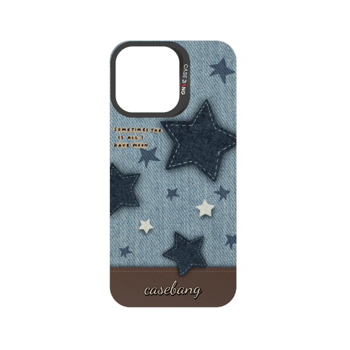 Starry Denim Snap-On Phone Case