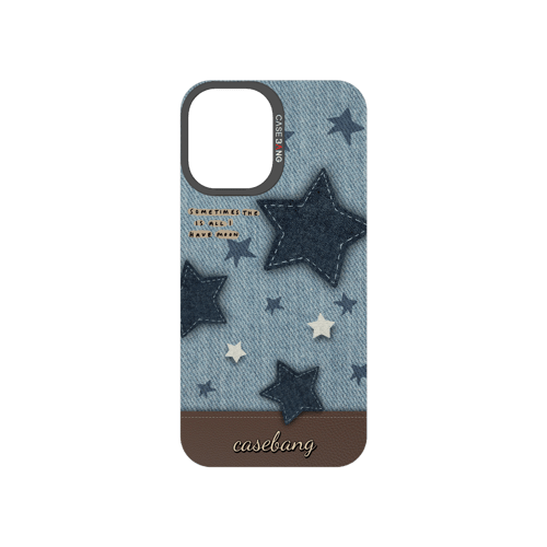 Starry Denim Snap-On Phone Case
