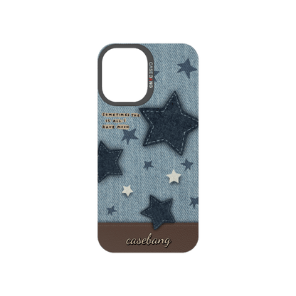 Starry Denim Snap-On Phone Case
