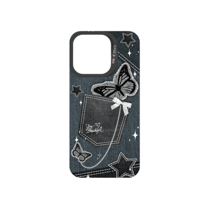 Denim Pocket Snap-On Phone Case