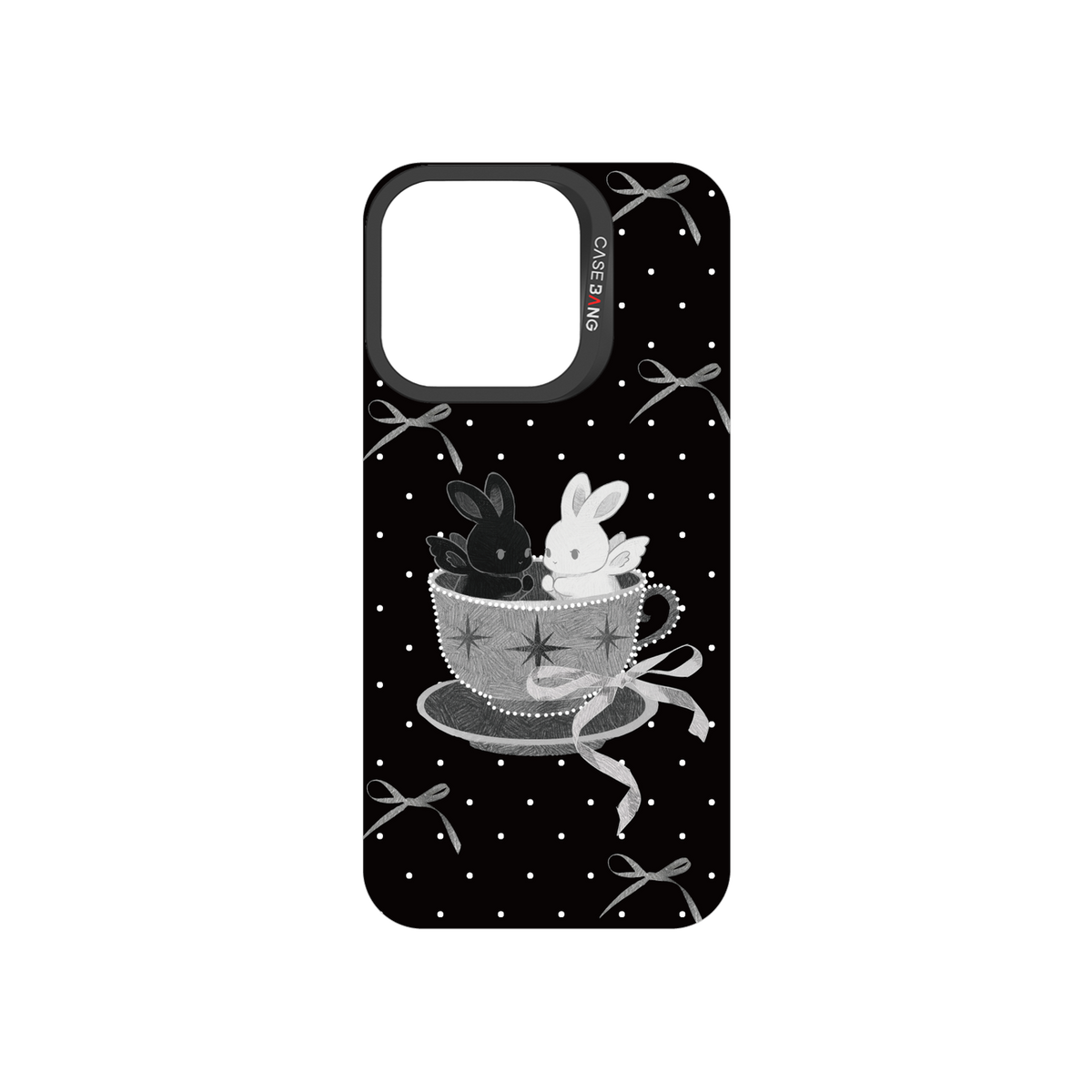 Teacup Twin Bunnies Snap-On Phone Case
