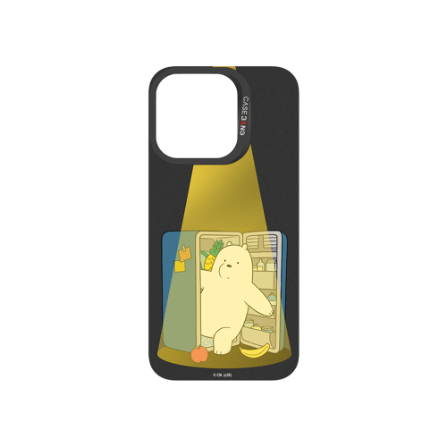 Midnight Fridge Bear Snap-On Phone Case