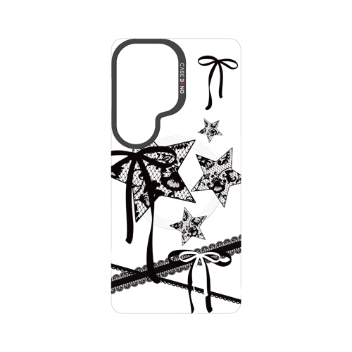 Star Bow Black Snap-On Phone Case