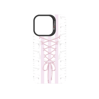 Ribbon Tie Pink Snap-On Phone Case