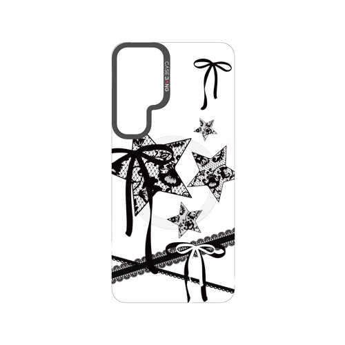Star Bow Black Snap-On Phone Case
