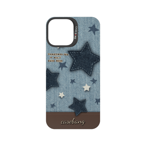 Starry Denim Snap-On Phone Case