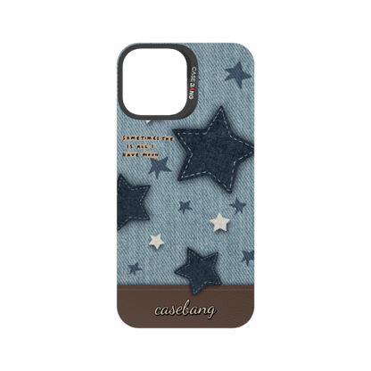 Starry Denim Snap-On Phone Case