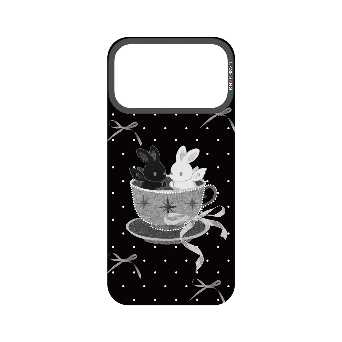 Teacup Twin Bunnies Snap-On Phone Case