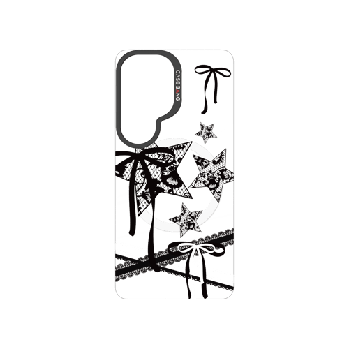 Star Bow Black Snap-On Phone Case