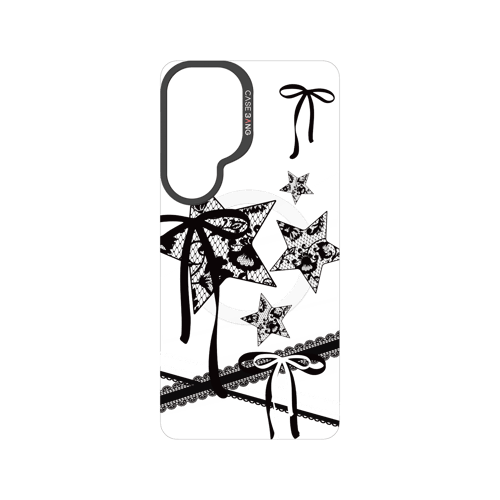 Star Bow Black Snap-On Phone Case