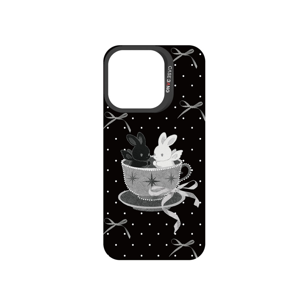 Teacup Twin Bunnies Snap-On Phone Case