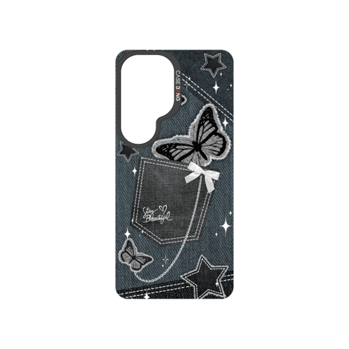 Denim Pocket Snap-On Phone Case