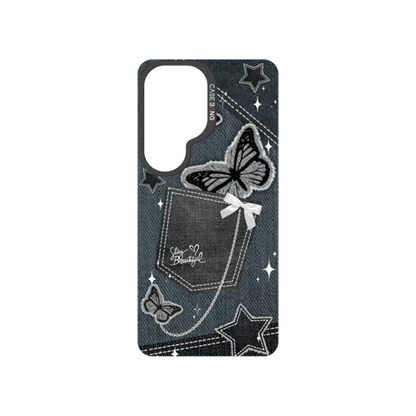 Denim Pocket Snap-On Phone Case