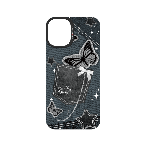 Denim Pocket Snap-On Phone Case