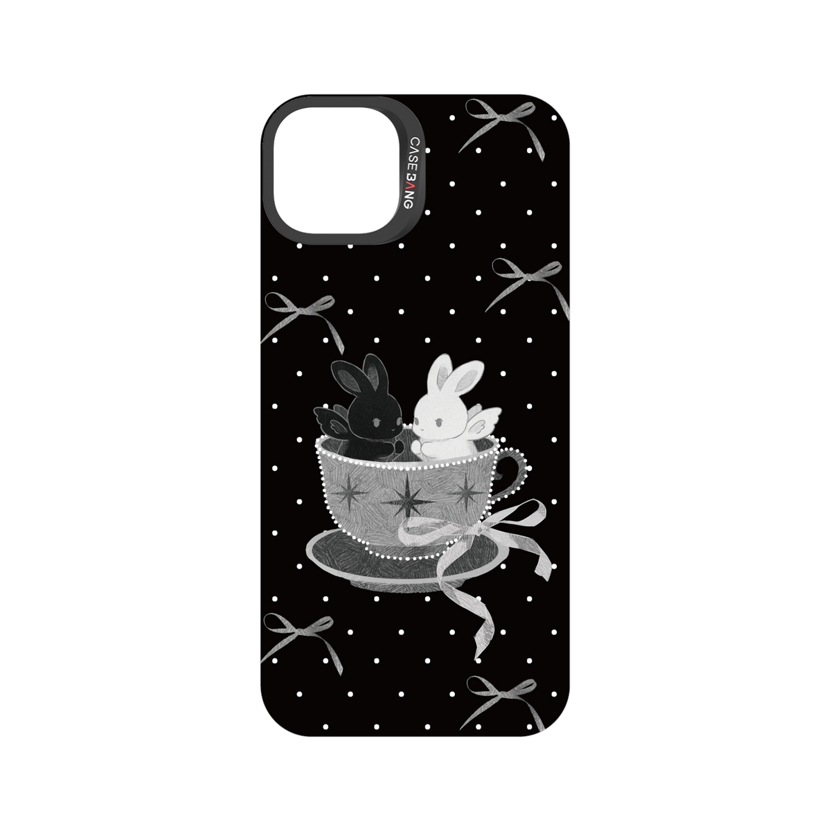 Teacup Twin Bunnies Snap-On Phone Case