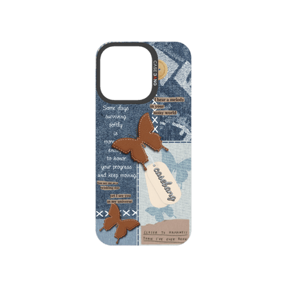 Denim Patchwork Snap-On Phone Case