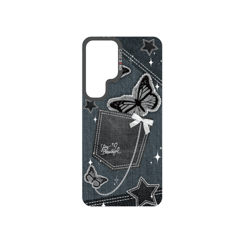 Denim Pocket Snap-On Phone Case