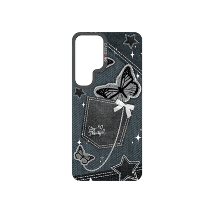 Denim Pocket Snap-On Phone Case