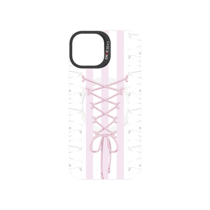 Ribbon Tie Pink Snap-On Phone Case