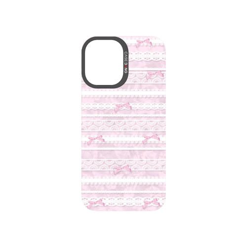 Lace Stripe Pink Snap-On Phone Case