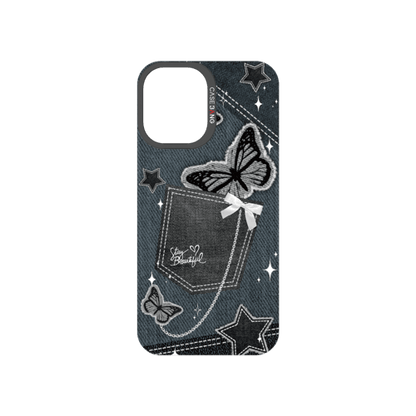 Denim Pocket Snap-On Phone Case