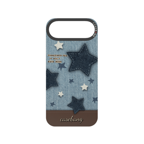 Starry Denim Snap-On Phone Case