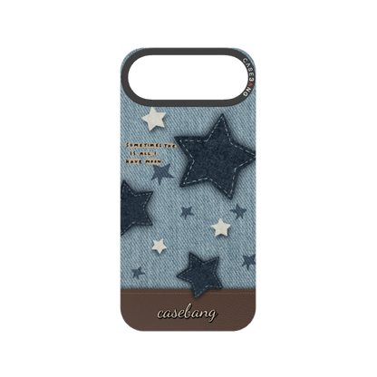 Starry Denim Snap-On Phone Case