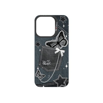 Denim Pocket Snap-On Phone Case