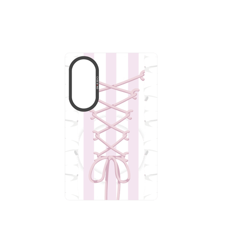 Ribbon Tie Pink Snap-On Phone Case