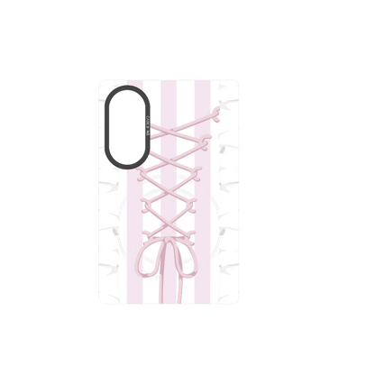 Ribbon Tie Pink Snap-On Phone Case