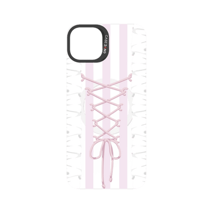 Ribbon Tie Pink Snap-On Phone Case