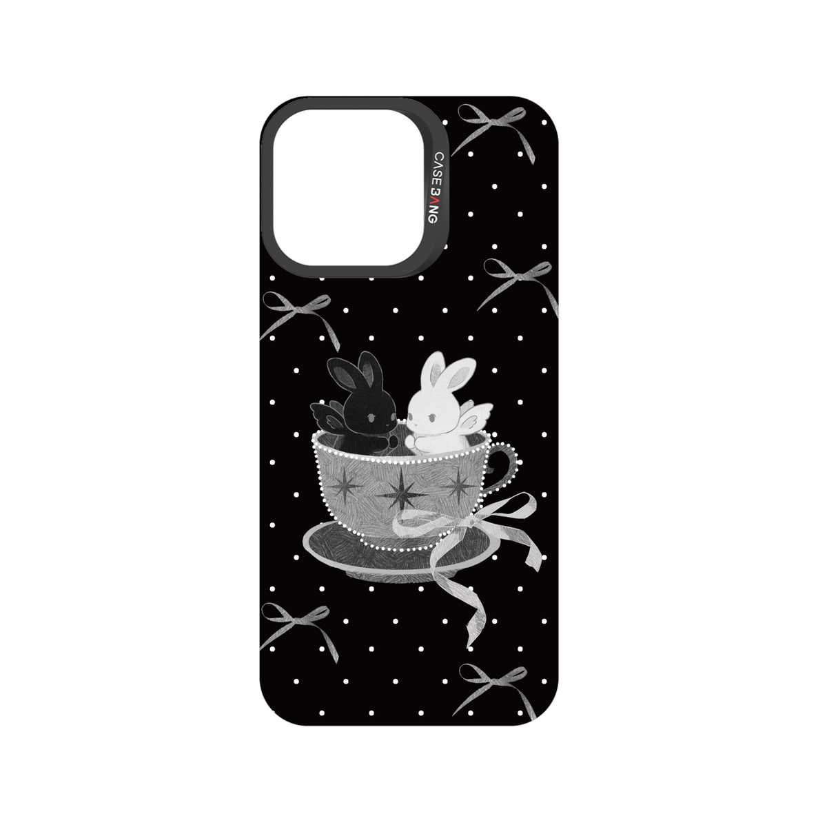 Teacup Twin Bunnies Snap-On Phone Case