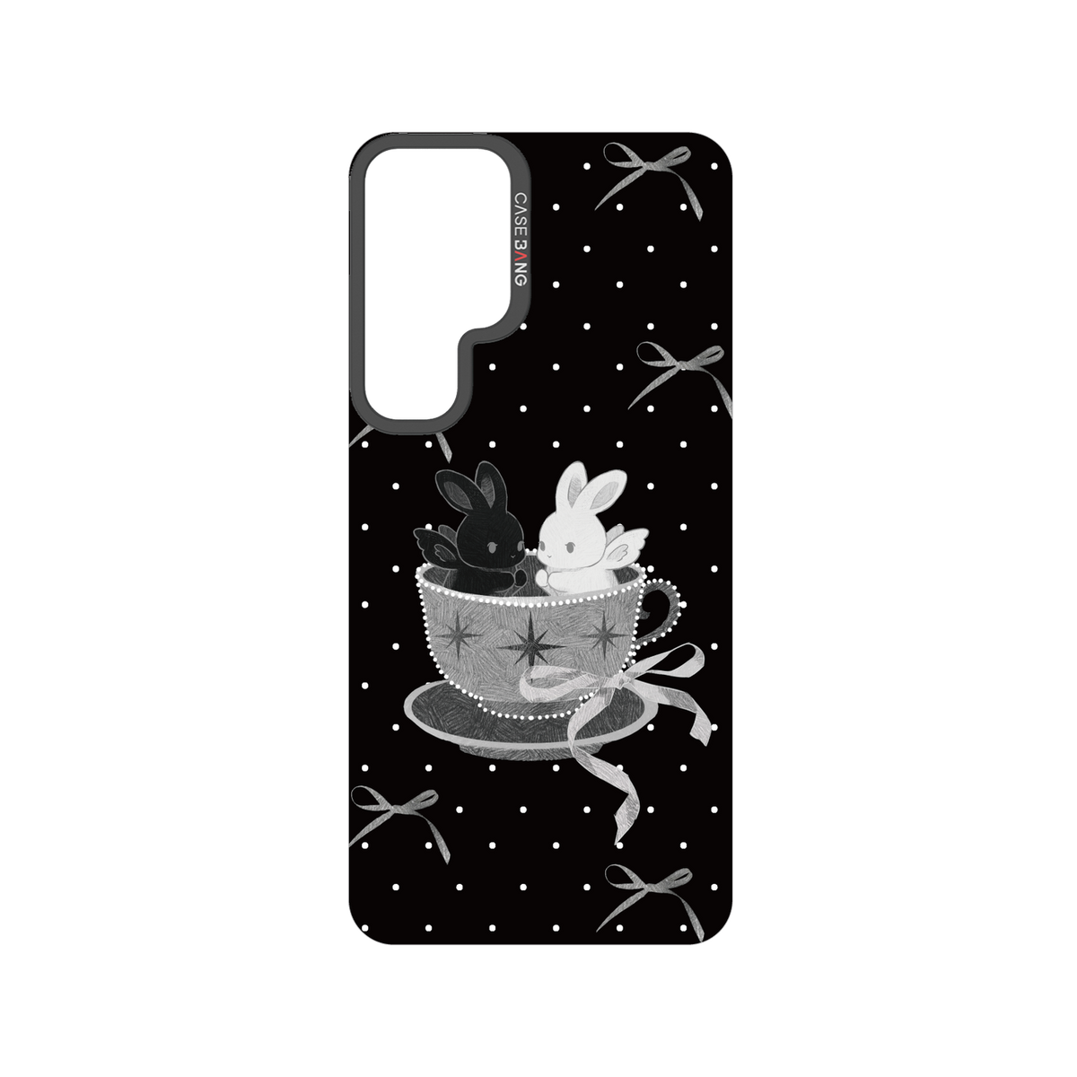 Teacup Twin Bunnies Snap-On Phone Case