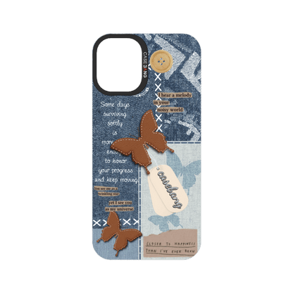 Denim Patchwork Snap-On Phone Case