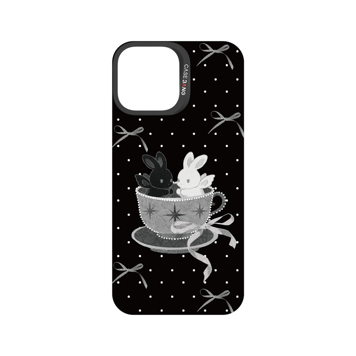 Teacup Twin Bunnies Snap-On Phone Case